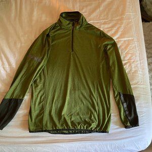 Hind, green, quarter zip